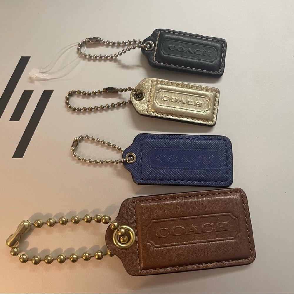 Coach Multicolor Leather Keychain Collection